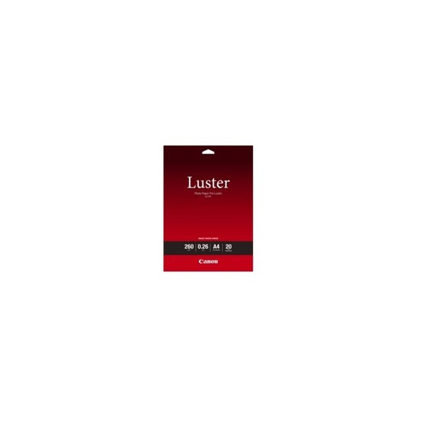 Papel fotografico canon lu - 101 a3 - 297x420mm - 260g - brillo - 20 hojas