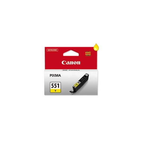 Cartucho tinta canon cli - 551y amarillo mg6350 - mg5450
