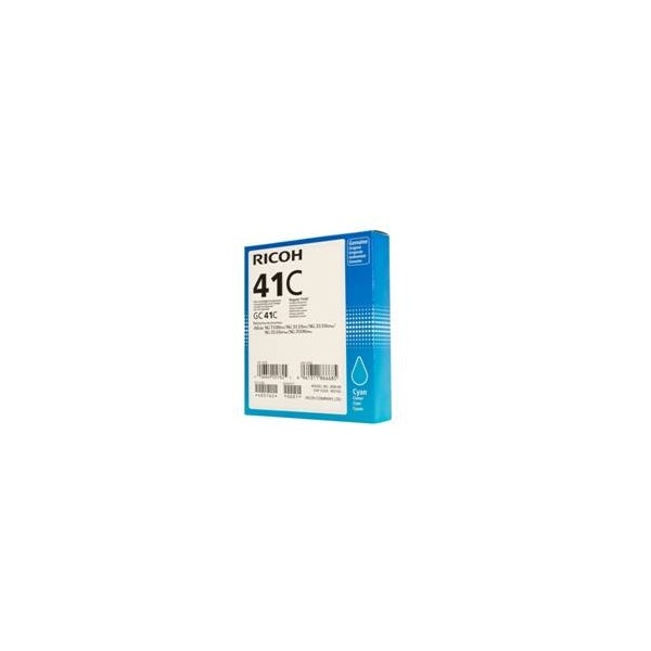 Cartucho gel ricoh gc - 41c cian (2500 pag)