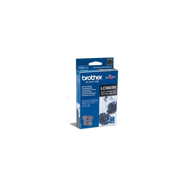 Cartucho tinta brother lc980bk negro 300 paginas dcp - 165c - dcp - 195c - dcp - 375cw - mfc - 250c - mfc - 255cw