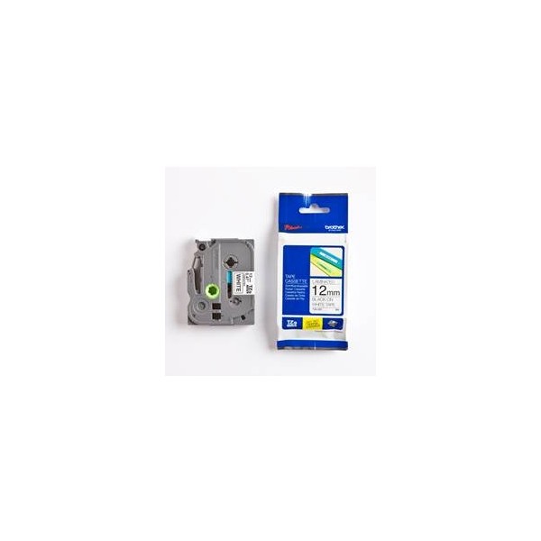Cinta laminada brother tze231 12mm x 8m blanco - negro pt - 1000 - pt - 1005f - pt - 1010 - pt - 1090 - pt - 1280dt - pt - 1280v