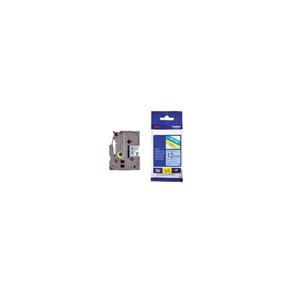Cinta laminada brother tze531 12mm x 8m azul - negro