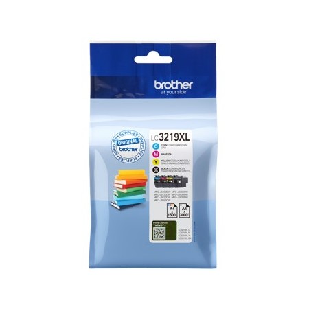 Pack cartuchos tinta brother lc3219xlval negro cian magenta amarillo 3000 paginas negro - 1500 paginas color