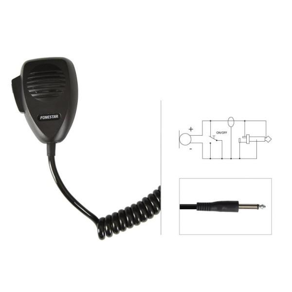 Microfono dinamico fonestar mcd - 364 de comunicaciones