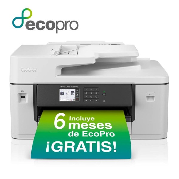 Multifuncion brother inyeccion color mfcj6540dwe fax - a3 - 28ppm - 256mb - usb - red - wifi - wifi direct - duplex impresion - 