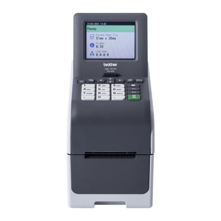 Impresora de etiquetas y tickets brother td - 2350dsa203 termica directa - usb tipo c - red - wifi - bluetooth