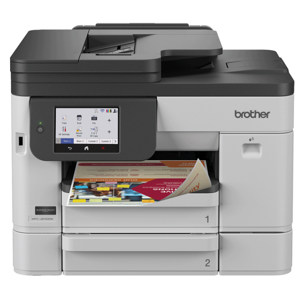 Multifuncion brother inyeccion color mfc - j5110dw a4 - 28ppm - 26ppm a color 512mb - wifi - wifi direct - duplex