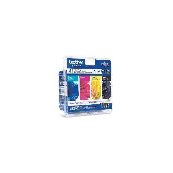 Multipack brother lc1100valbp dcp385 - 585 - j615w - j715w - mfc490cw - 790cw - 795cw - 990cw - 5490cn - 5890cn
