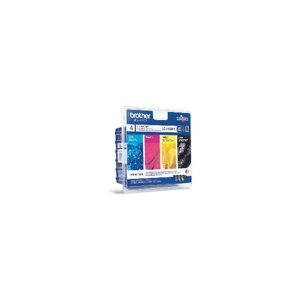 Multipack brother lc1100valbp mfc5890cn - dcp6690cw - mfc6490cw - mfc6890cdw