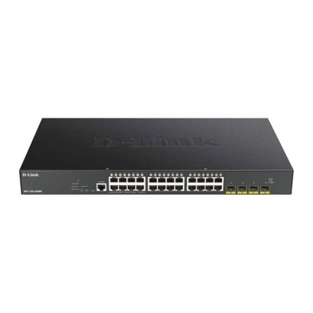 Switch d - link 29 puertos semigestionable 24 puertos gigabit ethernet 4 puertos sfp 1 puerto consola