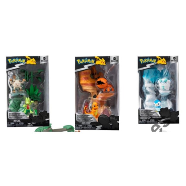 Pack pokemon mini mundos  2 figuras mundos aleatorios