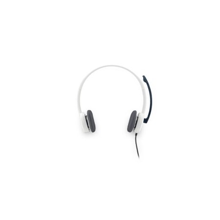Auriculares con microfono logitech headset h150 blanco