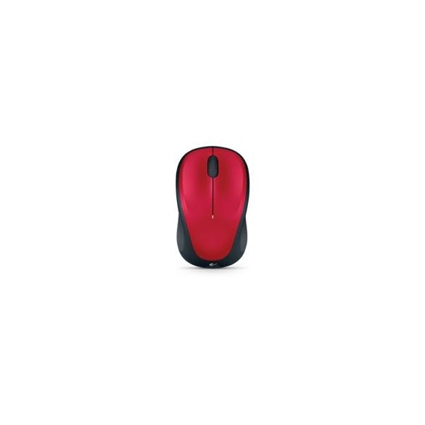 Mouse raton logitech m235 optico wireless inalambrico rojo