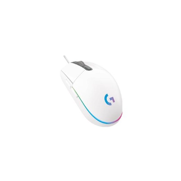 Mouse raton logitech g102 lightsync blanco gaming 8.000 dpi 6 botones