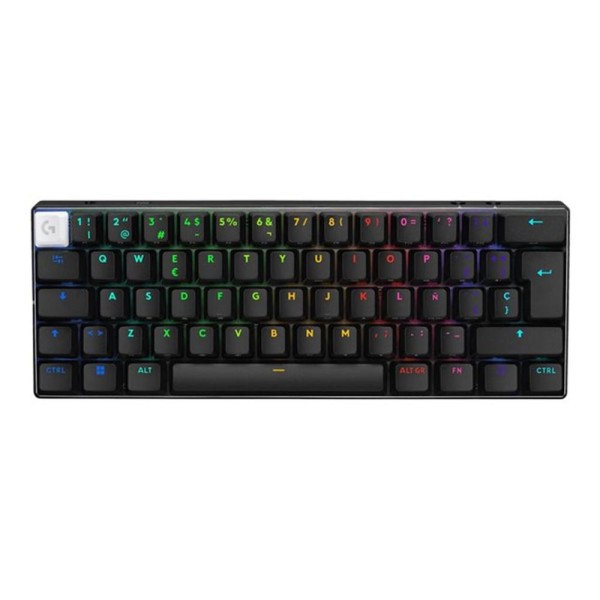 Teclado gaming logitech pro x 60 inalambrico negro