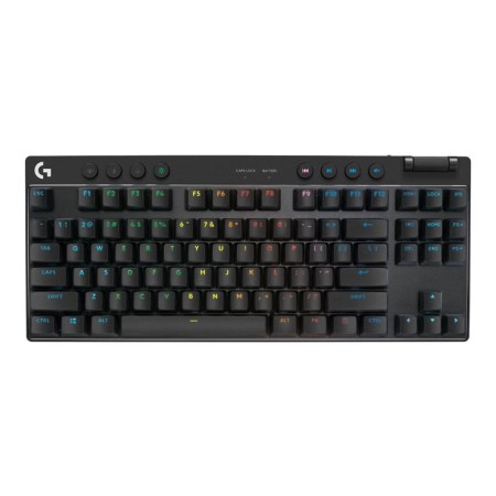 Teclado gaming logitech pro x tkl inalambrico negro tactil