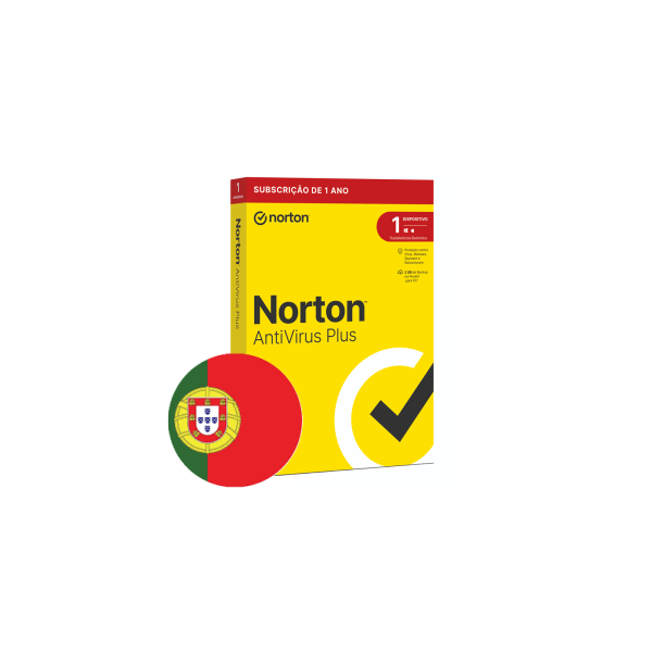 NORTON ANTIVIRUS PLUS 2GB PORTUGUES 1 USER 1 DEVICE 12MO BOX