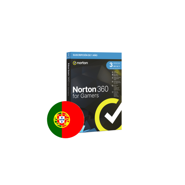 NORTON 360 FOR GAMERS 50GB PORTUGUES 1 USER 3 DEVICE 12MO BOX