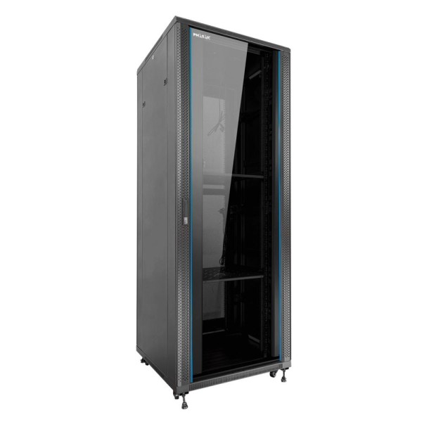 Armario rack de suelo 19 pulgadas phasak pro 42u negro 800x800 montado pho 8842