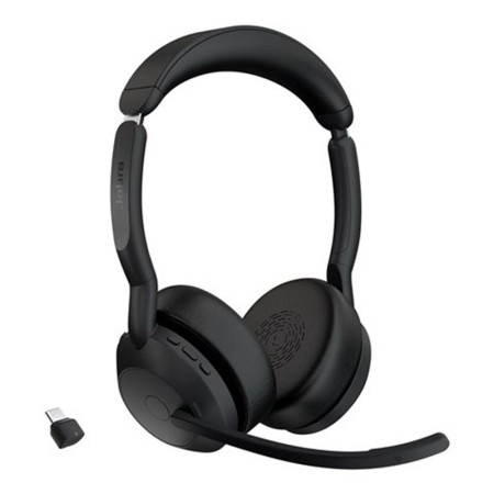 Auriculares jabra evolve2 55 uc stereo inalambrico negro
