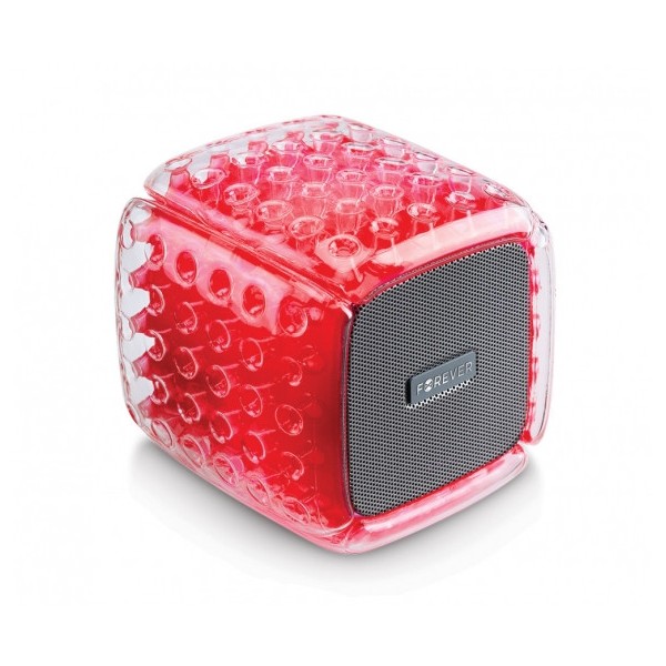 Altavoz bluetooth forever bumpair bs - 700 red color rojo