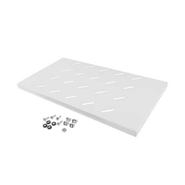 Bandeja fija lanberg 1u 486x270 mm hasta 120kg rack de 19 pulgadas gris
