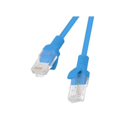 Cable red lanberg latiguillo cat.6 utp lszh cu 20m azul fluke passed