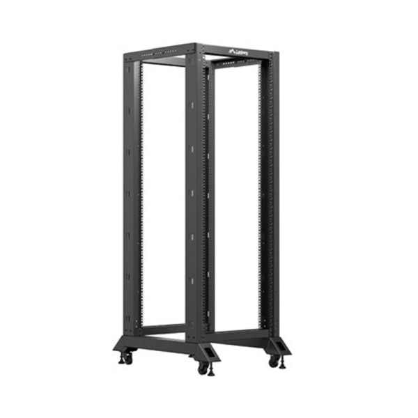 Armario lanberg abierto rack 19 pulgadas 32u 600x800 negro