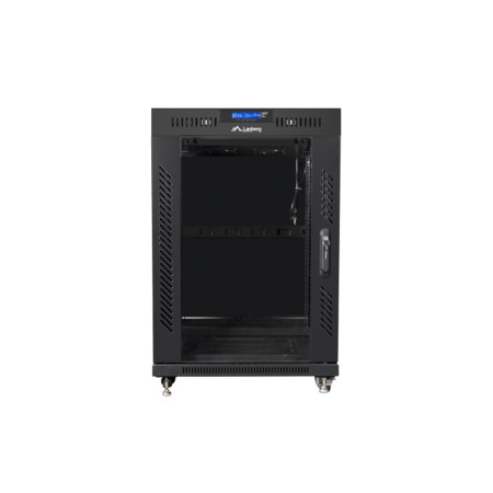 Armario lanberg rack 19 pulgadas 15u 600x800 negro