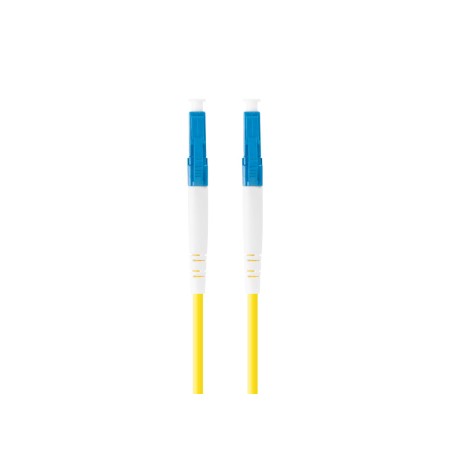 Latiguillo fibra optica lc - upc lanberg 10m mono simplex g657a1 lszh amarillo