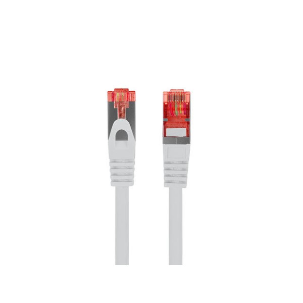 Cable red lanberg latiguillo cat.6 s - ftp lszh cu 0.25m gris fluke passed