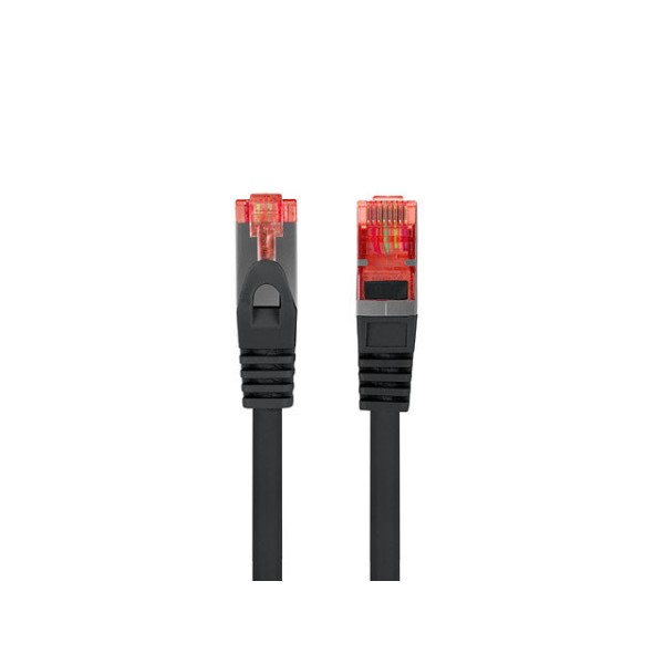 Cable red lanberg latiguillo cat.6 s - ftp lszh cu 5m negro fluke passed