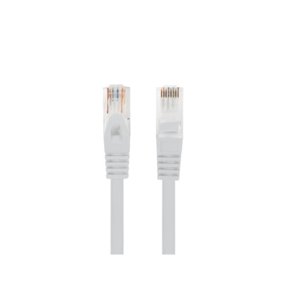 Cable red lanberg latiguillo cat.6 utp 0.5m gris fluke passed