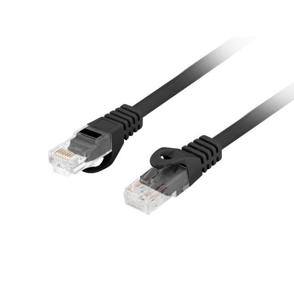 Cable red lanberg latiguillo cat.6 utp lszh cu 1.5m negro fluke passed