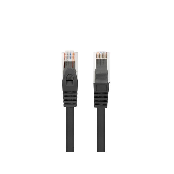 Cable red lanberg latiguillo cat.6 utp 10m negro fluke passed