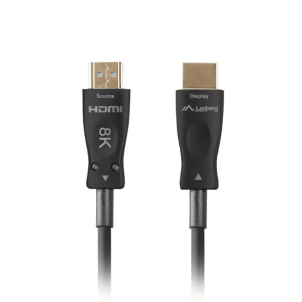 Cable hdmi aoc lanberg v2.1 m - m optico activo 8k 60hz 40m negro
