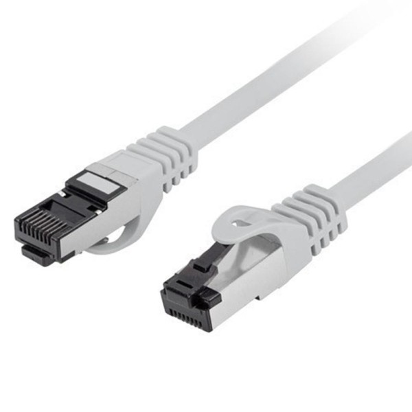 Cable red lanberg latiguillo cat.8.1 s - ftp lszh cu 0.25m gris fluke passed