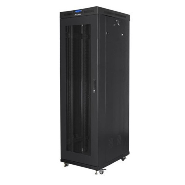 Armario lanberg 19 pulgadas 42u - 600x1000 negro