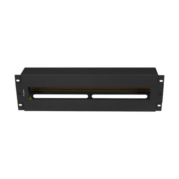 Panel lanberg de distribucion de tension 19″ 3u con rail din ts - 35 negro