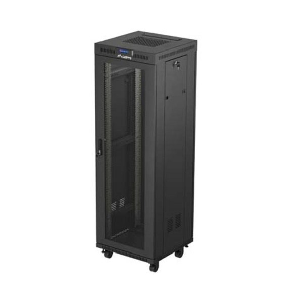 Armario lanberg rack 19 pulgadas 37u - 600x600 flat pack puerta perforada con lcd