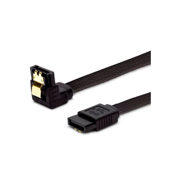 CABLE SATA ANGULAR SAVIO GAK-04 BLACK