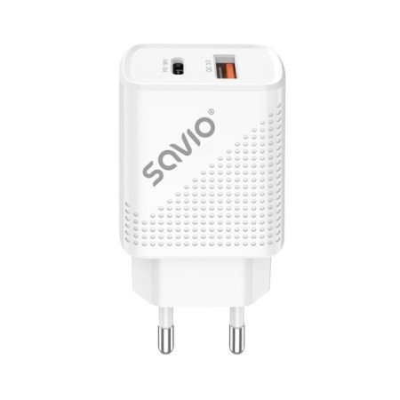 CARGADOR SAVIO LA-05 DUAL 18W USB 3.0