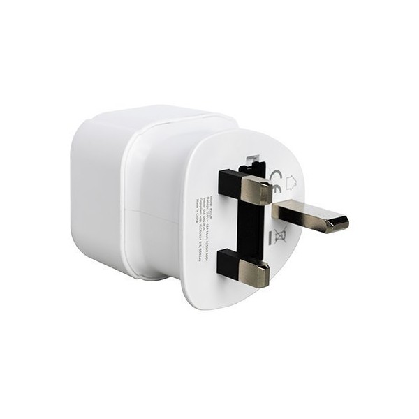 ADAPTADOR ENCHUFE VIAJE ESPAÑA A UK SAVIO AP-04