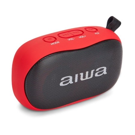 Altavoz con Bluetooth Aiwa BS-110RD/ 10W/ 2.0/ Rojo