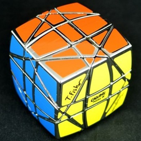Cubo de rubik calvins hexaminx plata