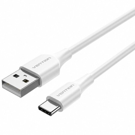 Cable USB 2.0 Tipo-C Vention CTHWG/ USB Tipo-C Macho - USB Macho/ 480Mbps/ 1.5m/ Blanco