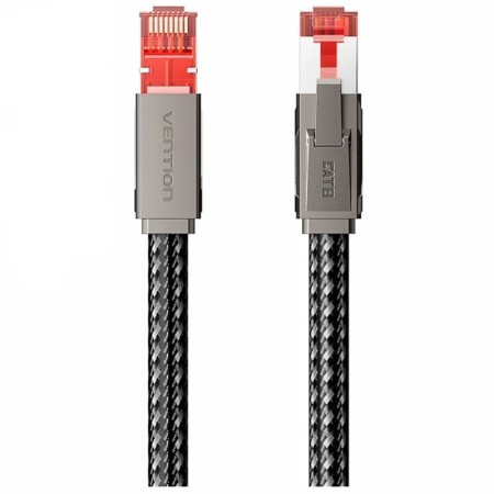 Cable de Red RJ45 SFTP Vention IKMHG Cat.8/ Gaming/ 50cm/ Gris