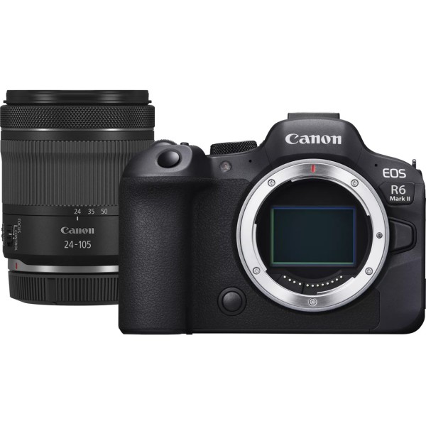 Camara reflex canon eos r6 mark ii v5귽 - 105 stm 24.2mpx negro
