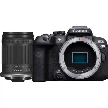 Camara reflex canon eos r10  rf - s 18 - 150 is stm 24.2mpx negro