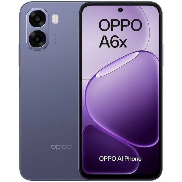Smartphone Oppo A6x 4GB/ 128GB/ 6.75″/ Púrpura